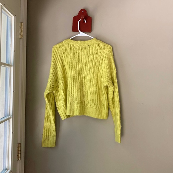 American Eagle Yellow Cozy Sweater S - Picture 3 of 5